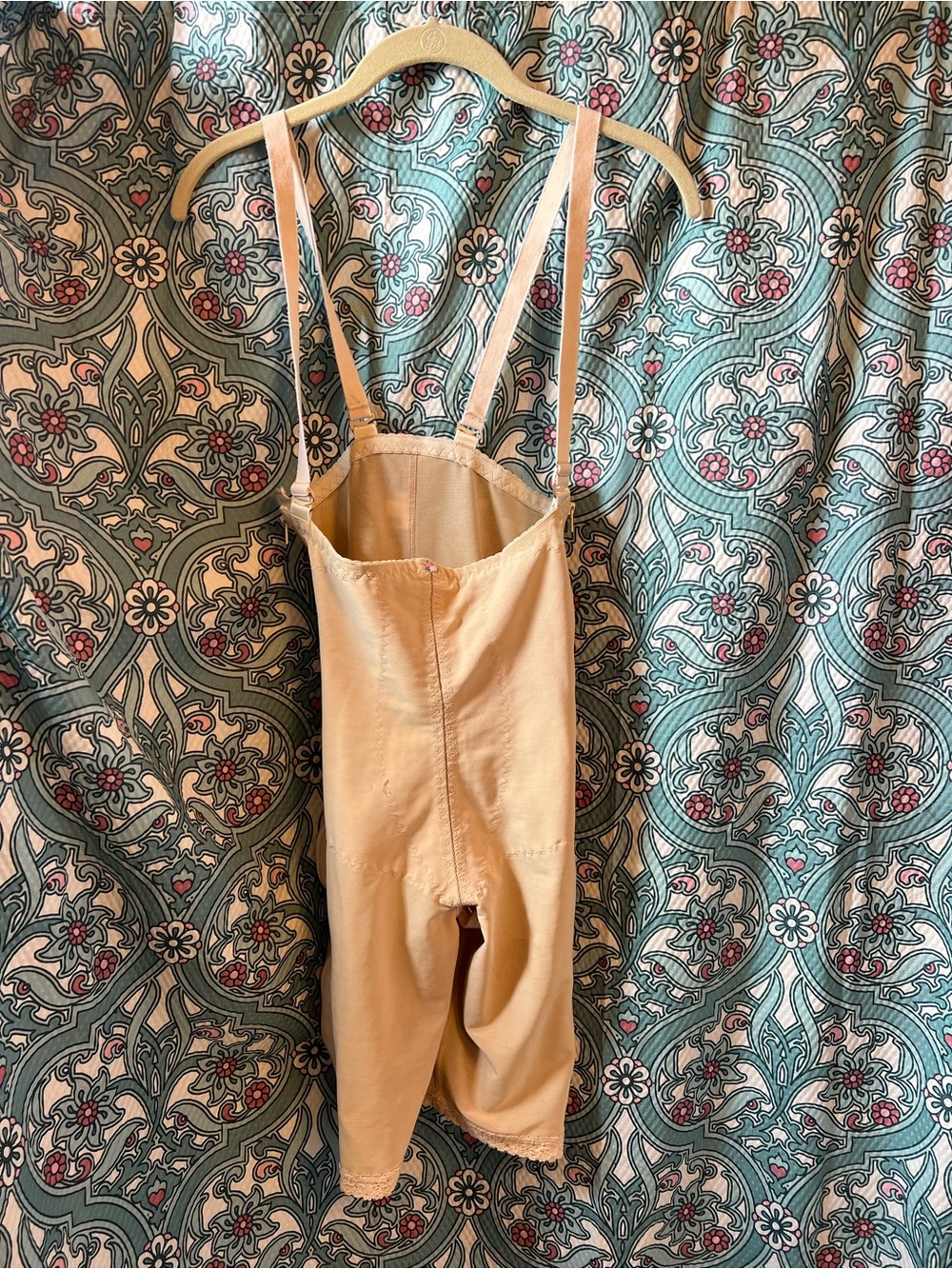 Post Surgical recovery Beige Nude Bodysuit girdle body shaper compression w zip